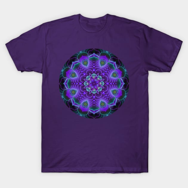 Mandala Magic - Purple Delight-3-24-2023 T-Shirt by Mandala Magic